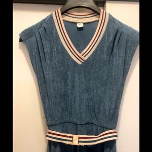 Vintage Terrycloth Sporty Dress 90s